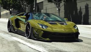 Lamborghini Aventador LP750-4 Superveloce Roadster by Liberty Walk & RDB LA 2020 года 